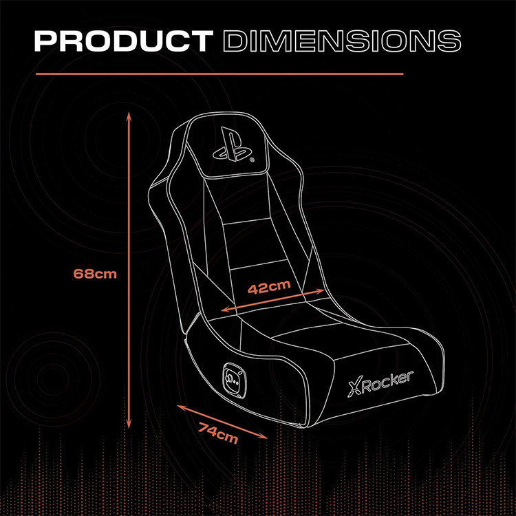 خرید صندلی X-Rokcer Geist 2.0 - نسخه رسمی پلی استیشن - سیاه
